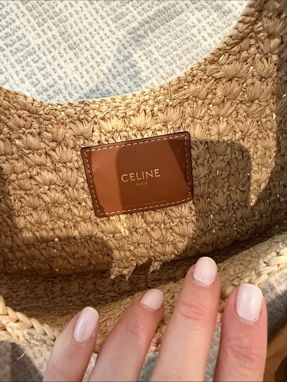 Celine Classic woven Panier hobo bag - Picture 2 of 3